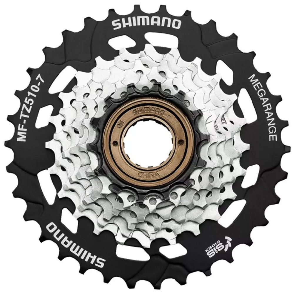 خودرو دوچرخه 7 سرعته شیمانو Shimano MF-TZ510 Mega Range freewheel 14-34T